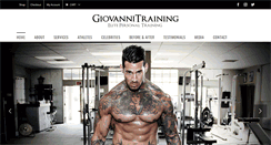 Desktop Screenshot of giovannitraining.com